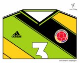 Camiseta del mundial de fútbol 2014 de Colombia