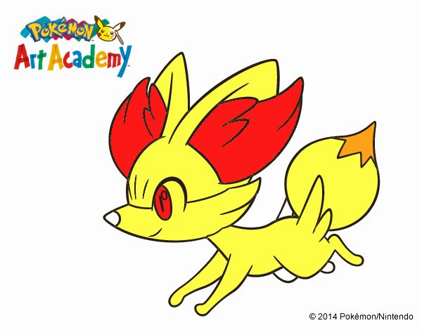 Fennekin corriendo