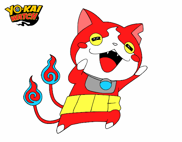 Jibanyan super feliz