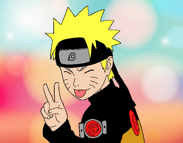 Naruto sacando lengua