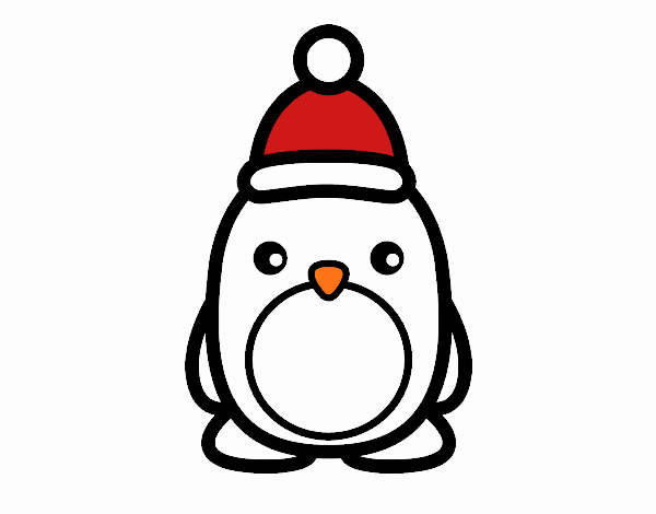 Pingüino navideño