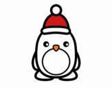 Pingüino navideño