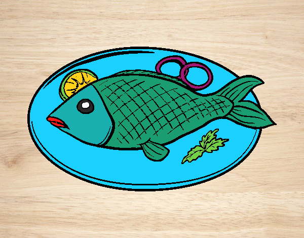 Plato  de pescado