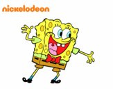 Bob Esponja saludando