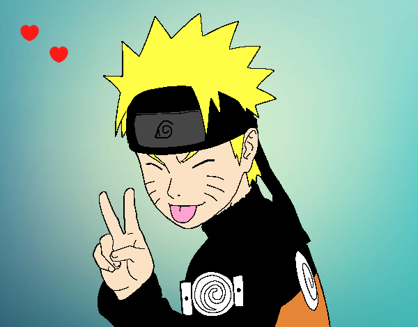 Naruto sacando lengua