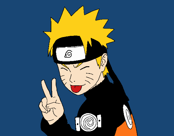 Naruto sacando lengua