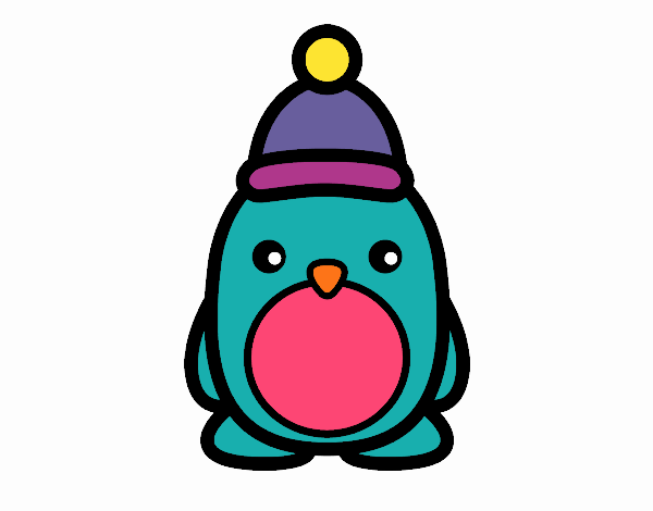 Pingüino navideño