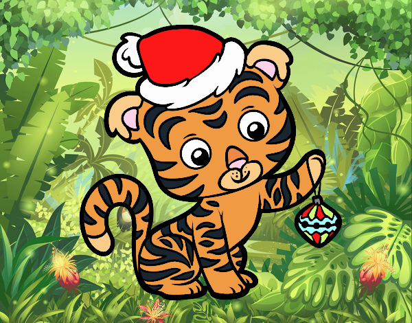 Tigre navideño