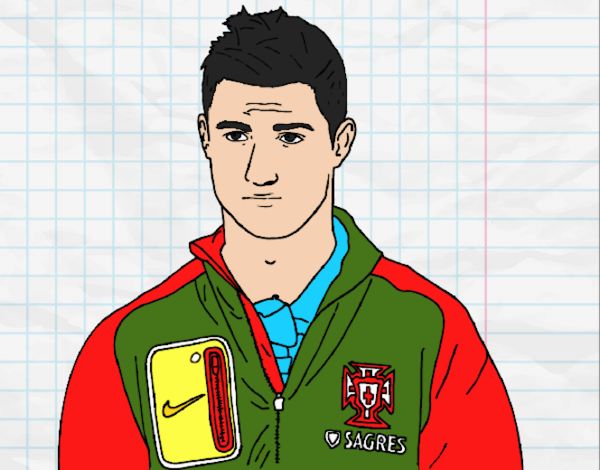 CR7 CON LA CHAQUETA DE LA SELECCIÓN DE PORTUGAL Y ADEMÁS PONE SAGRES