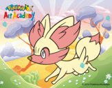 Fennekin corriendo