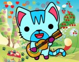 Gato guitarrista