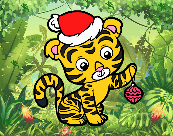 Tigre navideño