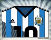 Camiseta del mundial de fútbol 2014 de Argentina