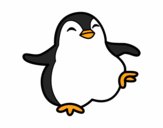 Pingüino bailando