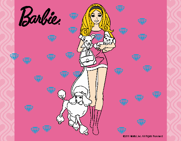 Barbie con sus mascotas