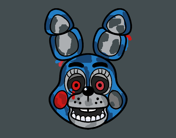 Cara de Toy Bonnie de Five Nights at Freddy's