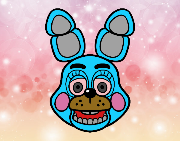 Cara de Toy Bonnie de Five Nights at Freddy's