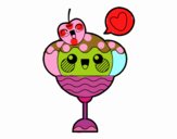 Copa de helado kawaii