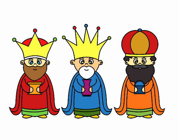 Cómo dibujar fácil a los 3 Reyes Magos. Vídeos para niños