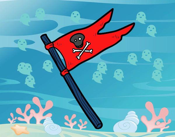 Una bandera pirata