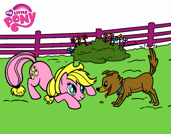 Applejack y Winona