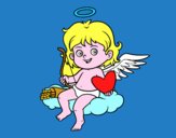 Cupido en una nube