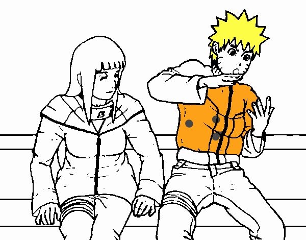 Hinata y Naruto