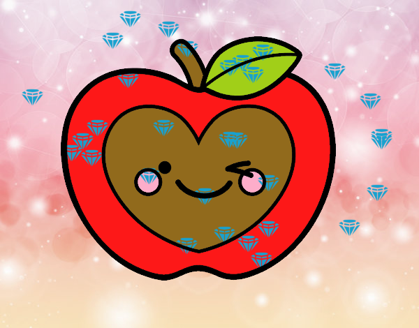 Manzana corazón
