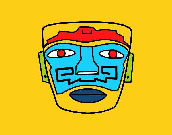 Máscara ancestral azteca