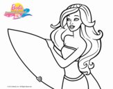 Barbie va a surfear