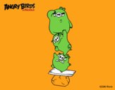 Cerdos verdes de Angry Birds