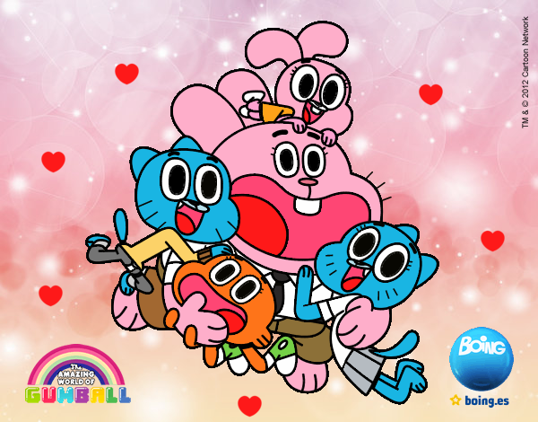 Gumball y amigos contentos