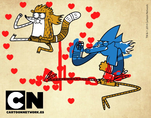 Mordecai y Rigby karatekas