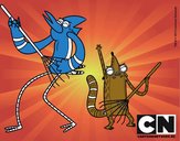 Mordecai y Rigby