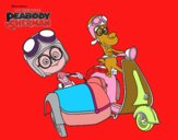 Mr Peabody y Sherman en moto