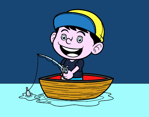 Niño pescando