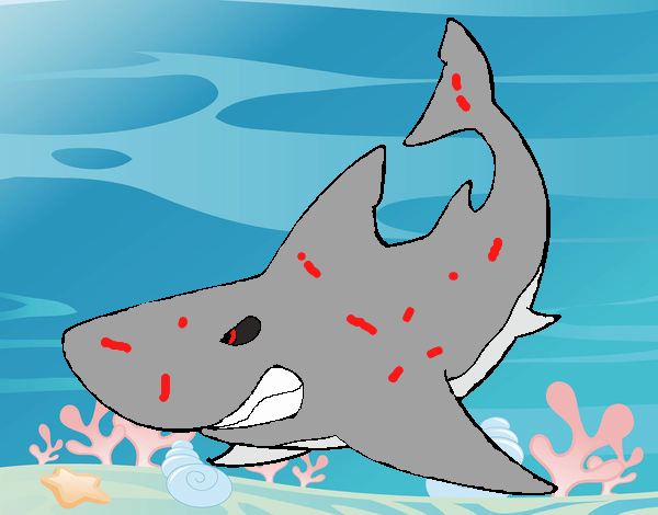 mi fan art de un juego llamado jaws unleashed