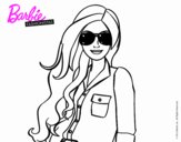 Barbie con gafas de sol