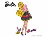 Barbie y su colección de zapatos