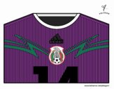 Camiseta del mundial de fútbol 2014 de México