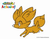 Fennekin corriendo