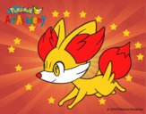 Fennekin corriendo