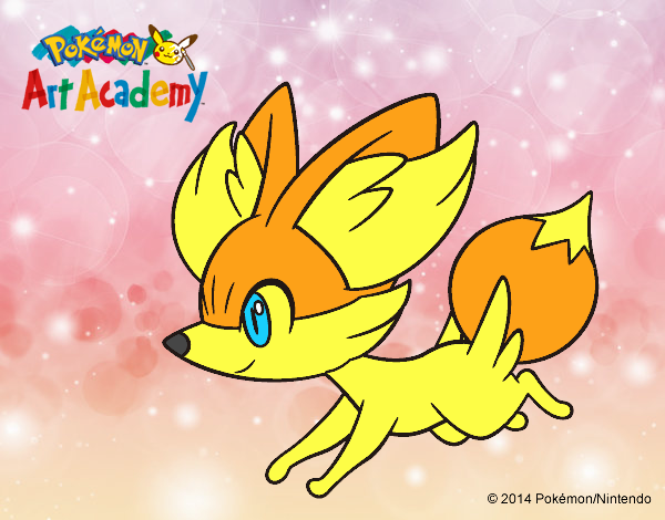 Fennekin corriendo