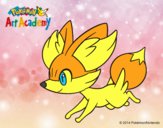 Fennekin corriendo