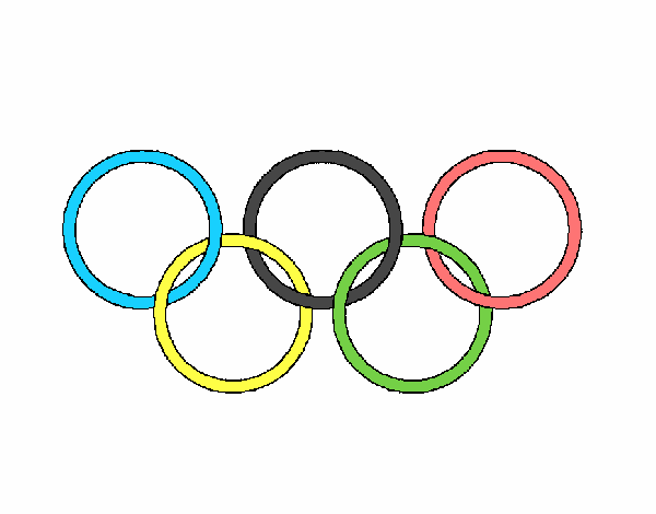 Dibujo de Anillas de los juegos olimpícos pintado por en  el día  03-02-20 a las 22:28:52. Imprime, pinta o colorea tus propios dibujos!