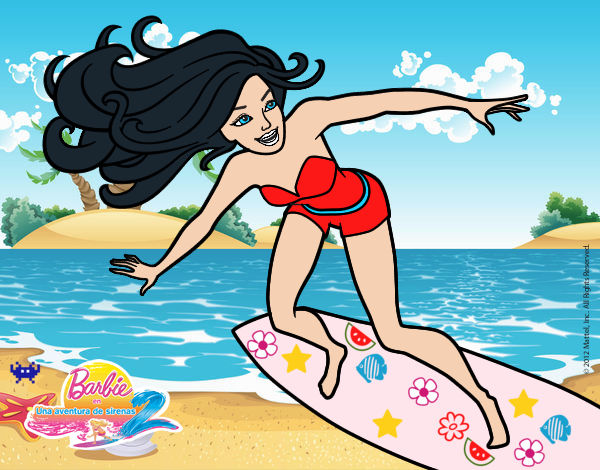 barbie surf morena