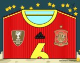 Camiseta del mundial de fútbol 2014 de España