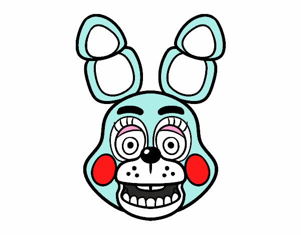 Cara de Toy Bonnie de Five Nights at Freddy's