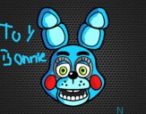 Cara de Toy Bonnie de Five Nights at Freddy's