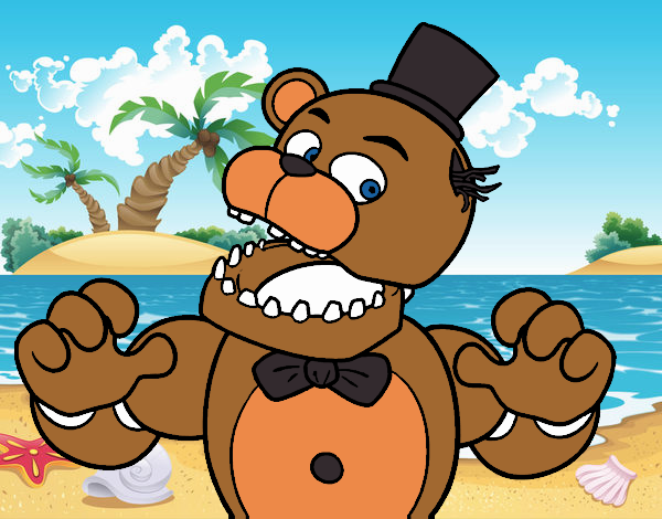 freddy en la playa